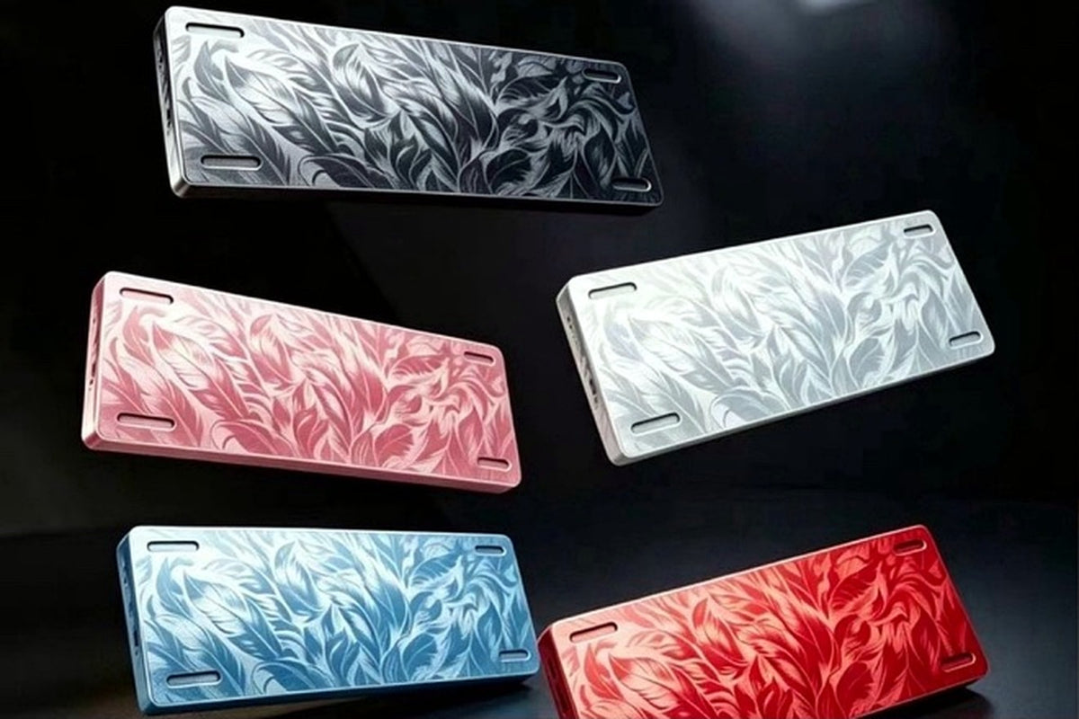 Feather-Pattern Aluminum Boat Case