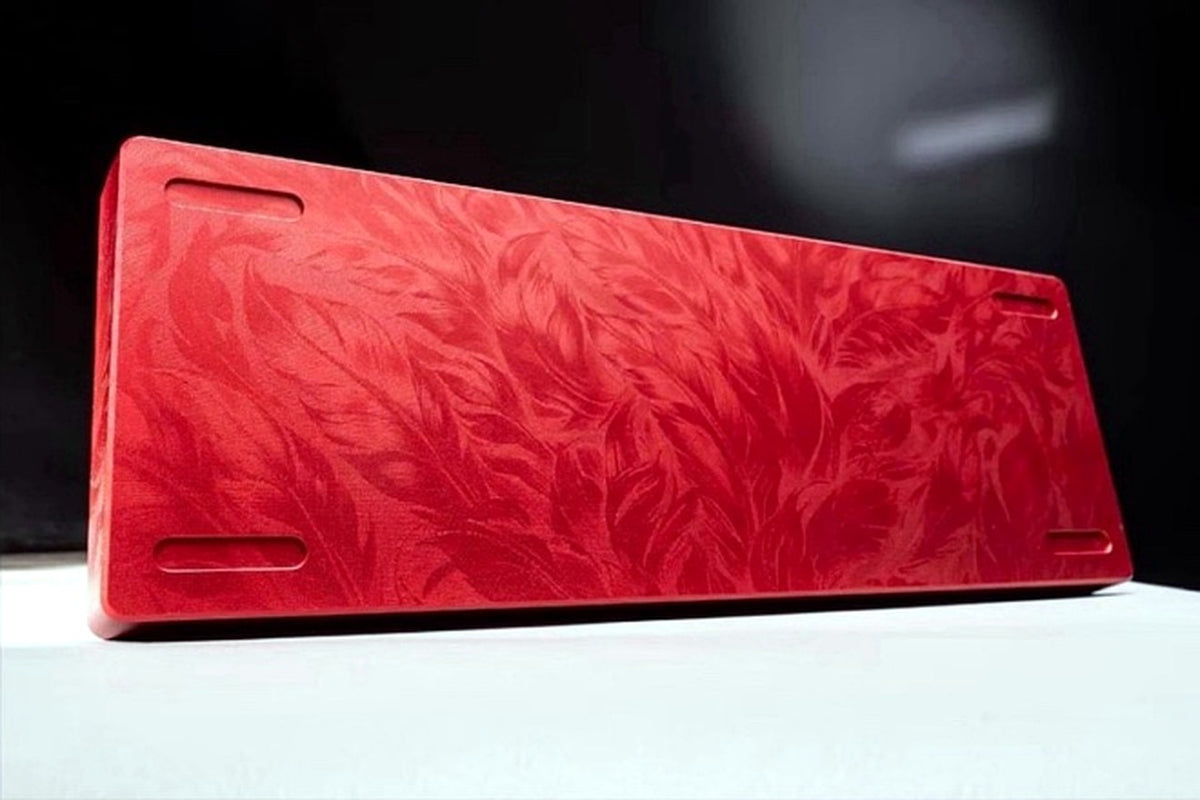 Feather-Pattern Aluminum Boat Case