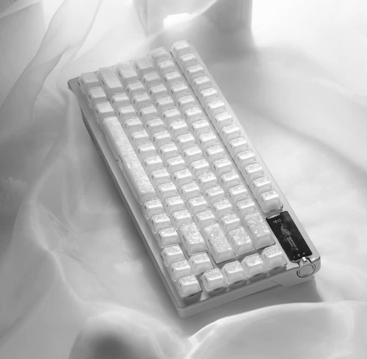 Carbon White Jelly Keycaps