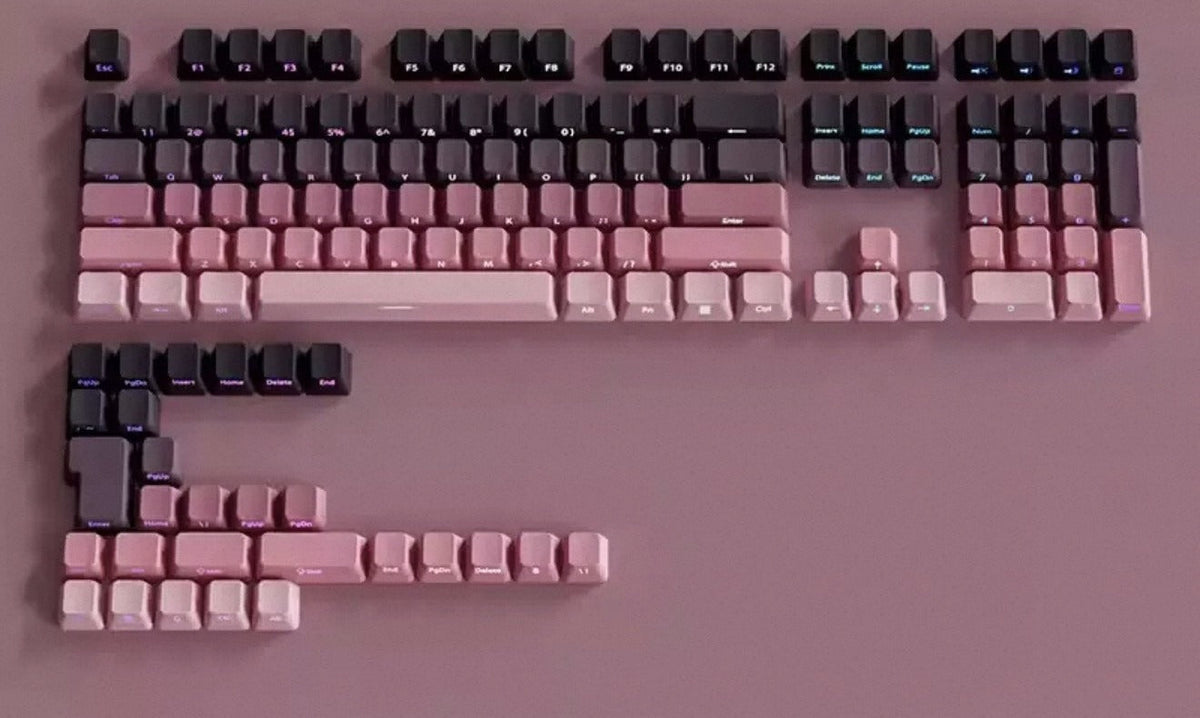 渐变透光键帽