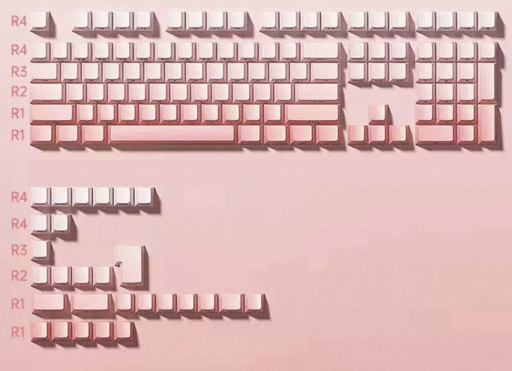 渐变透光键帽