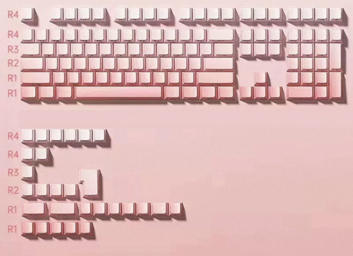 渐变透光键帽