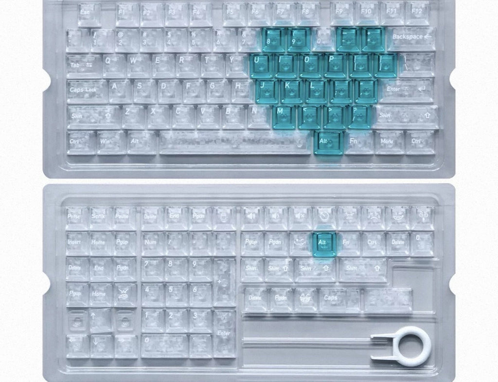 碳纤维爱心键帽