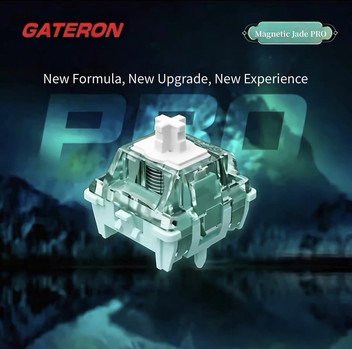 Gateron Magnetic Jade Pro Hall-Effect Switches — 61 pcs