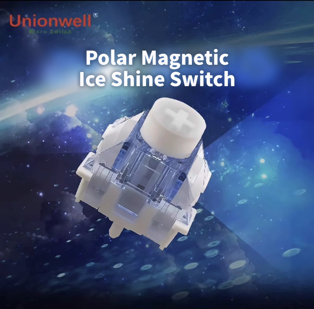 Unionwell Polar Magnetic Ice Shine Hall-Effect Switches — 61 pcs